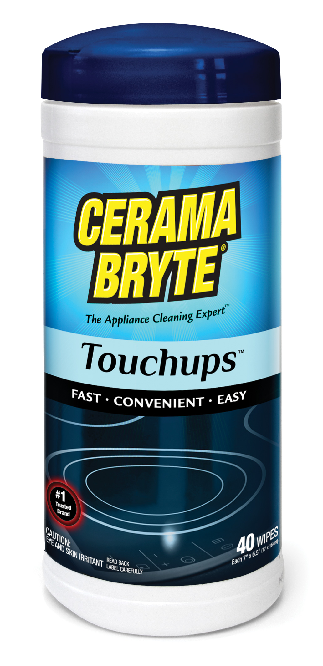 Cerama Bryte 48635 - Stainless Steel Cleaning Wipes, 35-ct